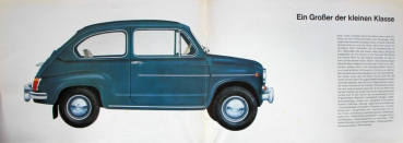 Preview: NSU Fiat Jagst 2 Modellprogramm 1965 Automobilprospekt (0667)